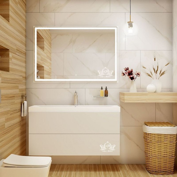 Зеркало Art&Max Monza Led 140 см AM-Mon-1400-800-DS-F - фото 3