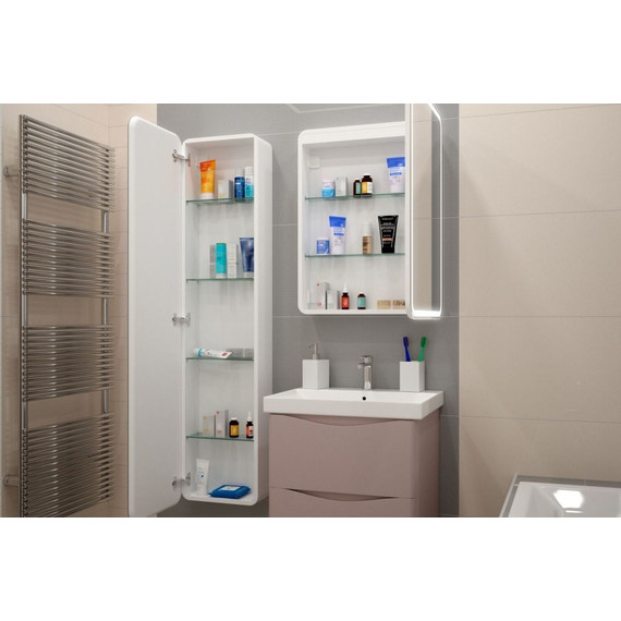 Зеркало-шкаф Art&Max Platino Led 60 см AM-Pla-600-800-1D-R-DS-F - фото 5