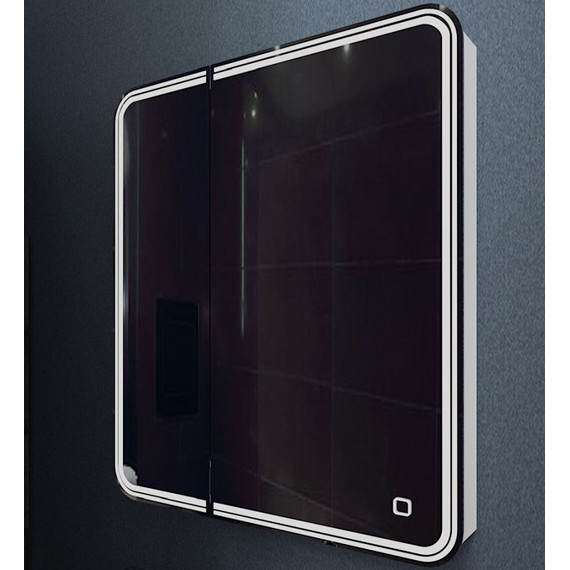 Зеркало-шкаф Art&Max Verona Led 80 см AM-Ver-800-800-2D-R-DS-F - фото 