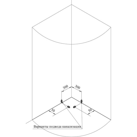 Душевое ограждение Радомир Найт 100x100 см, белый/матовое - фото 6