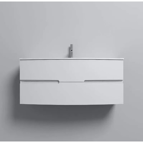 Тумба подвесная с раковиной Jacob Delafon Nona 120 см EB1890RU-G1C (стеклянная раковина) - фото 3