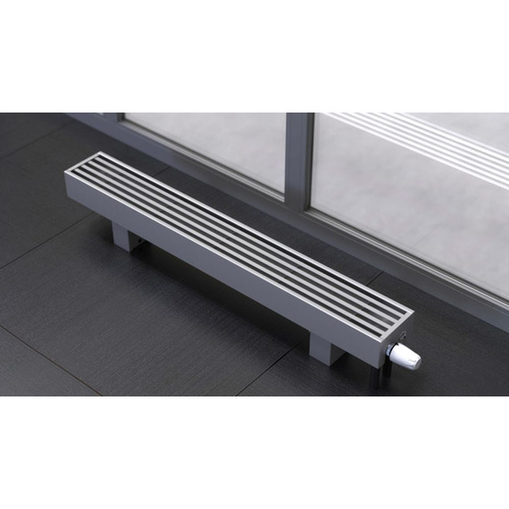 Напольный конвектор KZTO Элегант мини 4то 1400х130 мм - фото 9