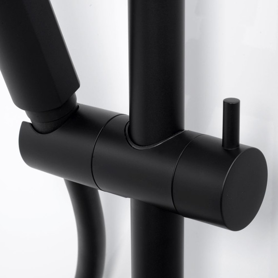 Душевая стойка с термостатом WasserKraft Thermo A11401, черный - фото 8