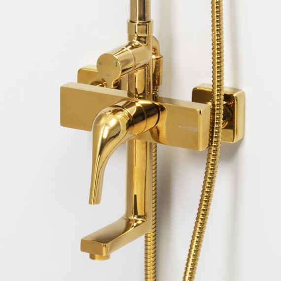 Душевая стойка WasserKraft Sauer A17101, золото - фото 7