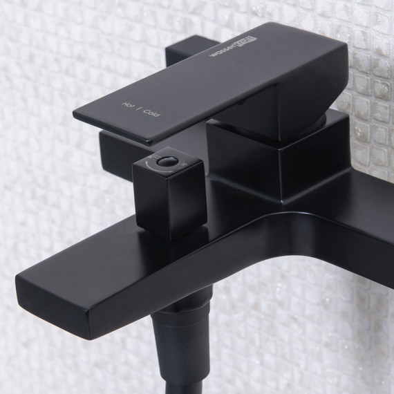 Смеситель для ванны WasserKraft Abens 2001, черный - фото 6