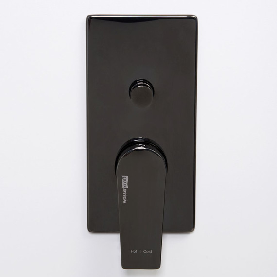 Смеситель для ванны WasserKraft Glan 6661, черный - фото 2