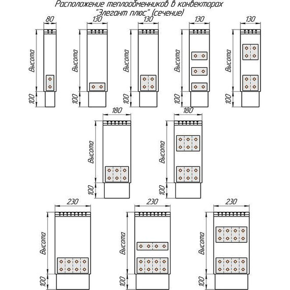 Напольный конвектор KZTO Элегант плюс 4то 2000х250 мм - фото 6