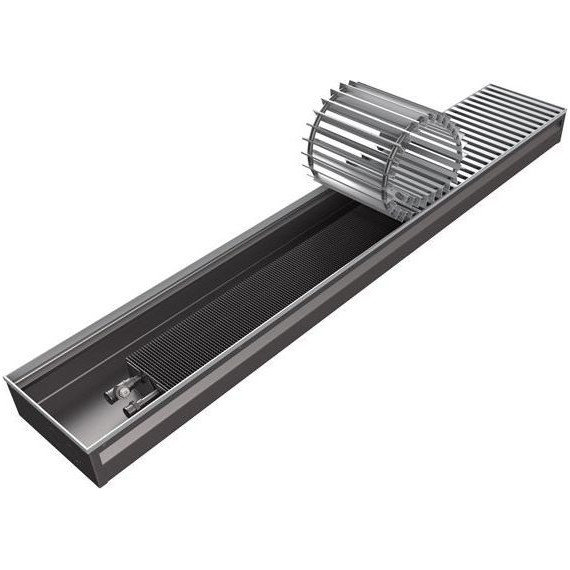 Внутрипольный конвектор KZTO Бриз 2500х200х120 мм - фото 