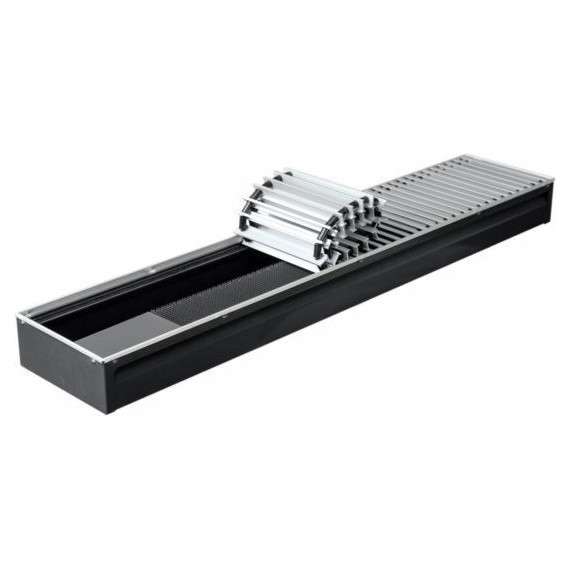 Внутрипольный конвектор KZTO Бриз 1400х260х100 мм - фото 2