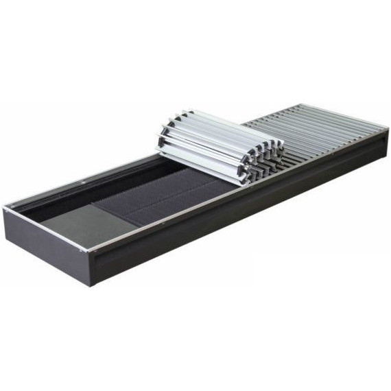 Внутрипольный конвектор KZTO Бриз нерж 2200х200х100 мм - фото 4