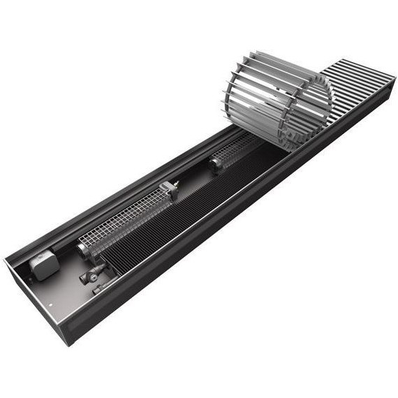 Внутрипольный конвектор KZTO Бриз В 3600х260х140 мм - фото 