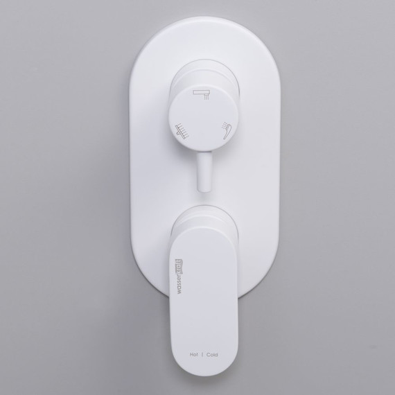 Смеситель для ванны WasserKraft Mindel 8571, белый - фото 2