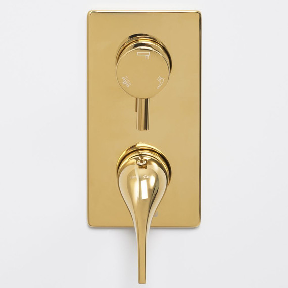 Смеситель для ванны WasserKraft Sauer 7171, золото - фото 3