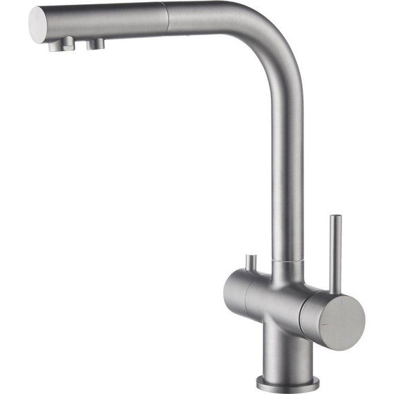 Смеситель для кухни Timo Saona 2356/18FL, черное золото - фото 