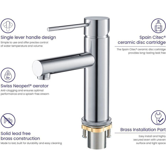 Смеситель для раковины Timo Saona 2361/00F - фото 6