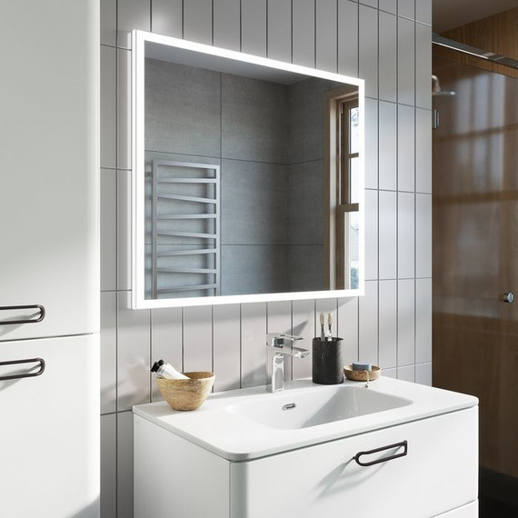 Тумба подвесная с раковиной Iddis Brick 60 см BRI60W0i95K, белый глянец - фото 3