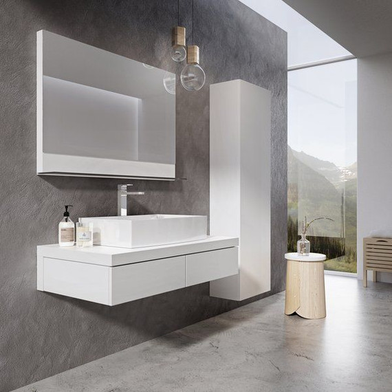 Зеркало Ravak Formy 80 см X000001044, белый - фото 2