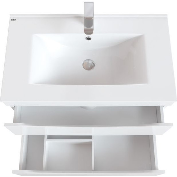 Тумба напольная с раковиной Iddis Cloud 80 см CLO80WFi95K, белый - фото 5