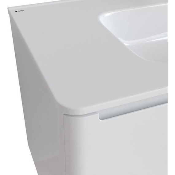 Тумба подвесная с раковиной Iddis Edifice 100 см EDI10W1i95K, белый глянец - фото 5