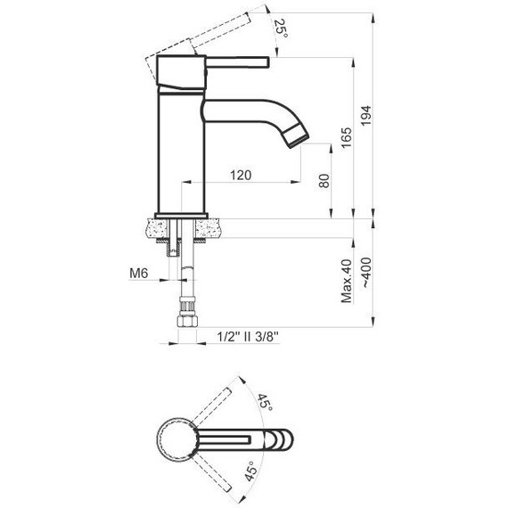 Смеситель для раковины Azario Tasco AZ-15164501 - фото 4
