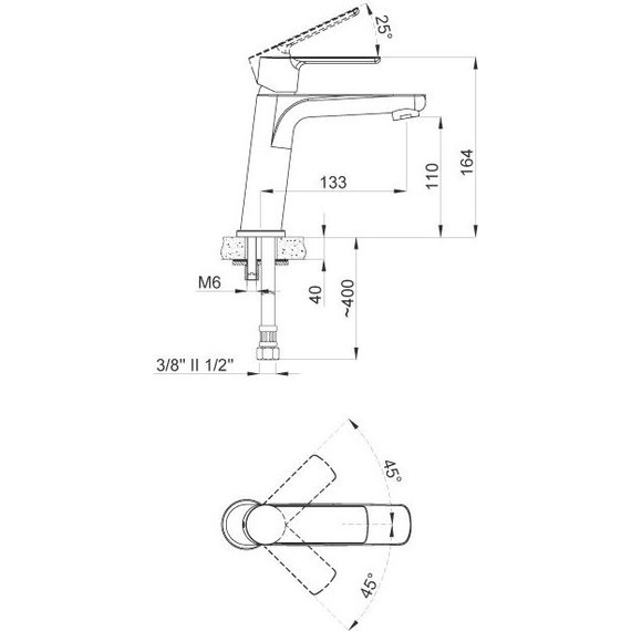 Смеситель для раковины Azario Sevio AZ-15954501 - фото 2