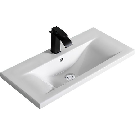 Раковина врезная на столешницу CeramaLux N 100 см 9393-100 - фото 