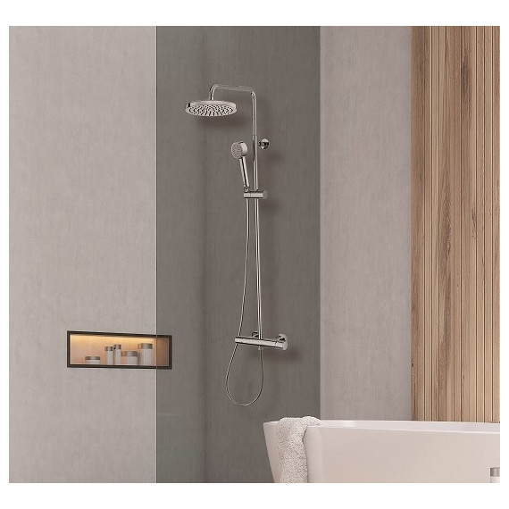 Душевая стойка с термостатом Bossini Elios L10052.030 - фото 2
