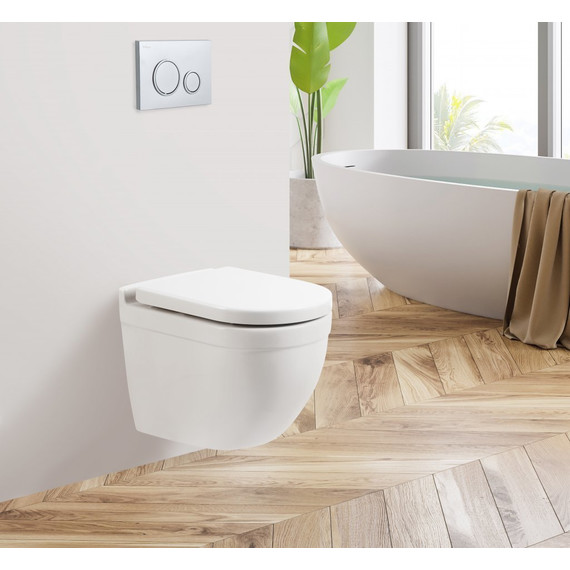 Инсталляция Grohe Rapid SL с подвесным безободковым унитазом BelBagno Senso-R - фото 2
