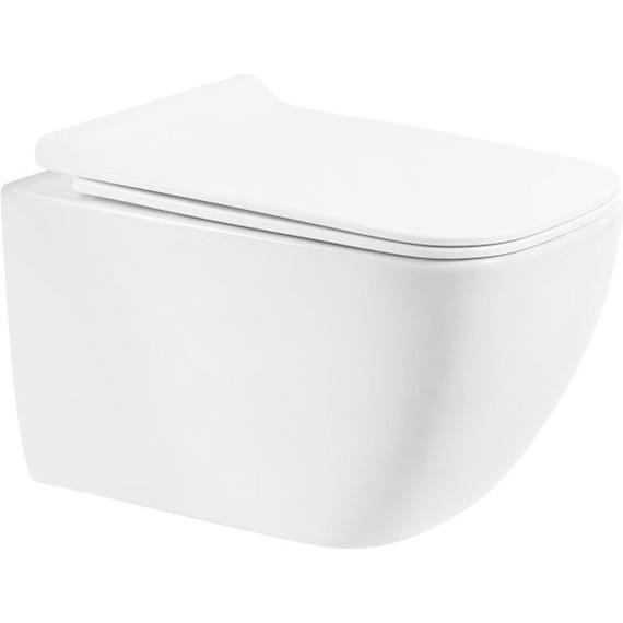 Инсталляция Grohe Rapid SL с подвесным безободковым унитазом BelBagno Alpina - фото 2