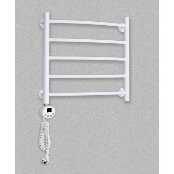 Полотенцесушитель электрический Domoterm Калипсо БЕЛ П5 500х500 мм EL, белый - фото 2