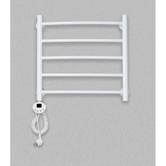 Полотенцесушитель электрический Domoterm Калипсо БЕЛ П5 500х500 мм EL, белый - фото 3