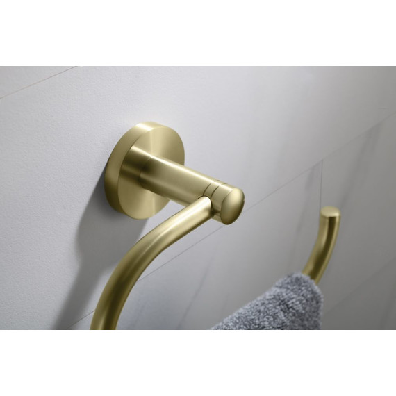 Полотенцедержатель Timo Saona 13050/17, цвет золото матовое - фото 3