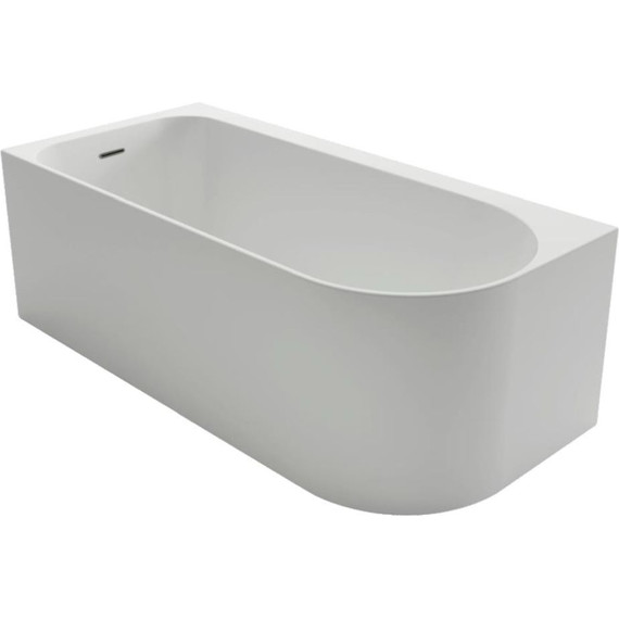 Ванна акриловая Azario Luton 170x80 см L LUT17080 с каркасом - фото 