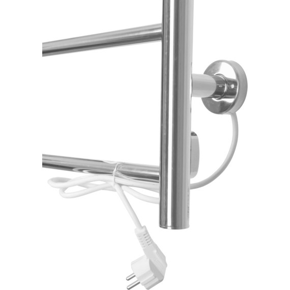 Полотенцесушитель электрический Domoterm Аврора с полкой П10 500х900 мм (возможность скрытого подключения) EK R - фото 2