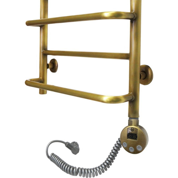 Полотенцесушитель электрический Domoterm Орфей АБР П7 400х700 мм ER, цвет античная бронза - фото 3