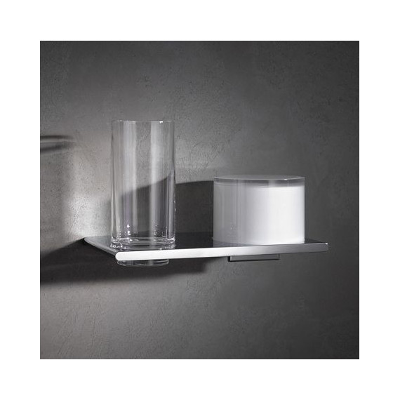 Дозатор для жидкого мыла со стаканом Keuco Edition 400 11553019000 - фото 2