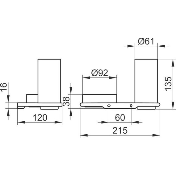 Стакан для зубных щеток Keuco Edition 400 11554139000, цвет хром чёрный - фото 3