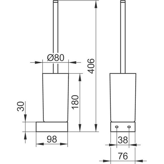 Ёршик для унитаза Keuco Edition 30064019000 - фото 2