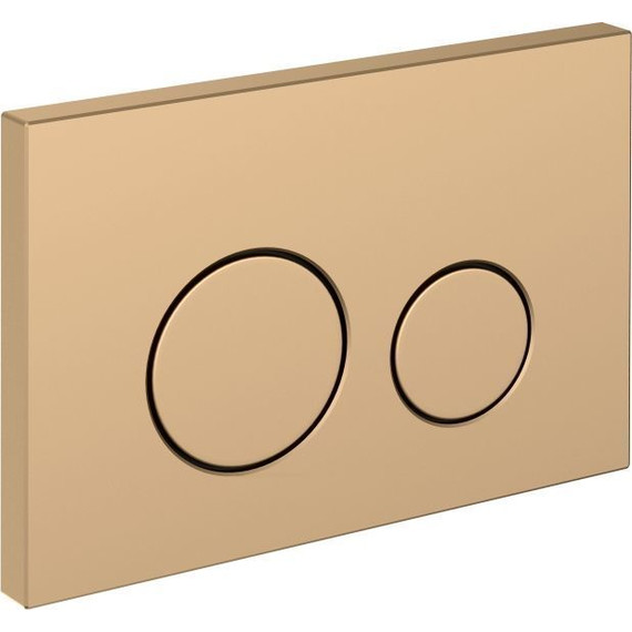 Кнопка смыва Cersanit Twins A63524, золото матовое - фото 2