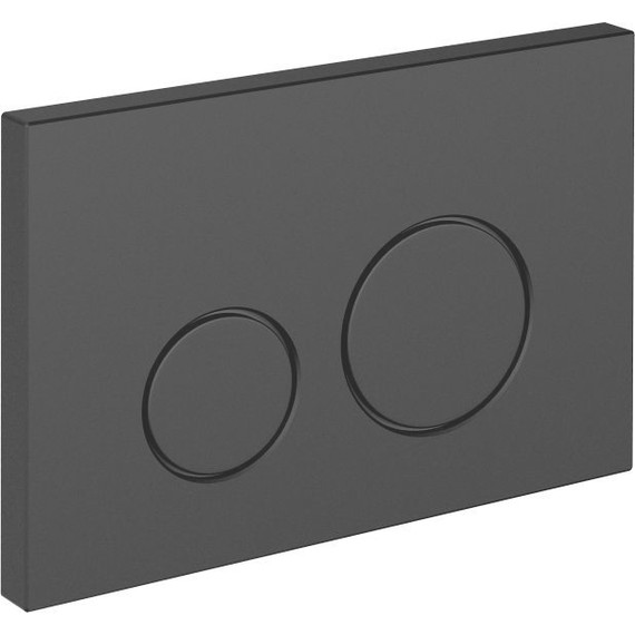 Кнопка смыва Cersanit Twins A63525, черный матовый - фото 2