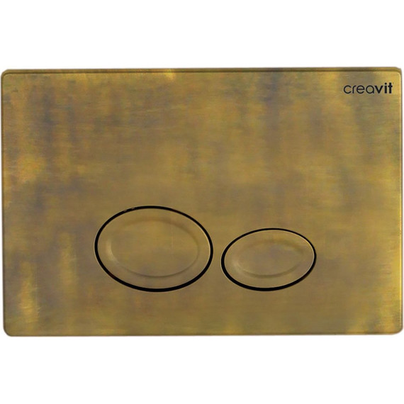 Кнопка смыва Creavit Drop GP2007.00, бронза - фото 