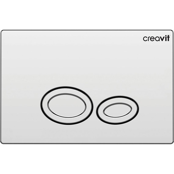 Кнопка смыва Creavit Drop GP2004.00, хром глянец - фото 