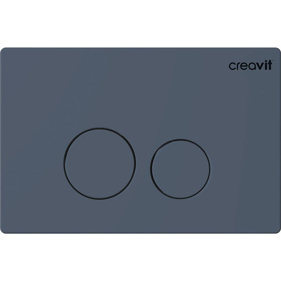 Кнопка смыва Creavit Terra GP9002.05, базальт матовый - фото 