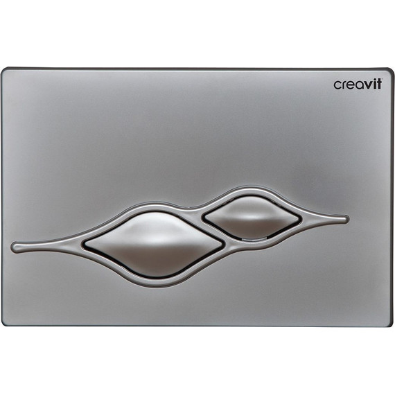 Кнопка смыва Creavit Ufo GP1003.00, хром матовый - фото 
