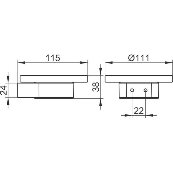 Мыльница Keuco Plan 14955019000, цвет хром - фото 3