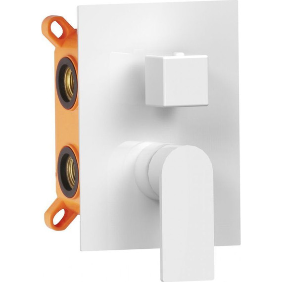 Смеситель для ванны AQG Alpha 01ALP351BL, белый матовый - фото 