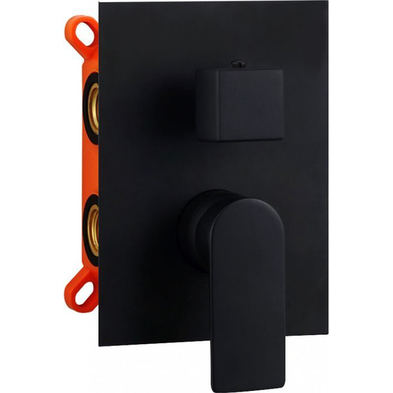 Смеситель для ванны AQG Alpha 01ALP351NG, черный матовый - фото 