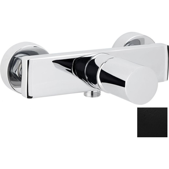 Смеситель для душа AQG Tube 01TUB300NG, черный матовый - фото 