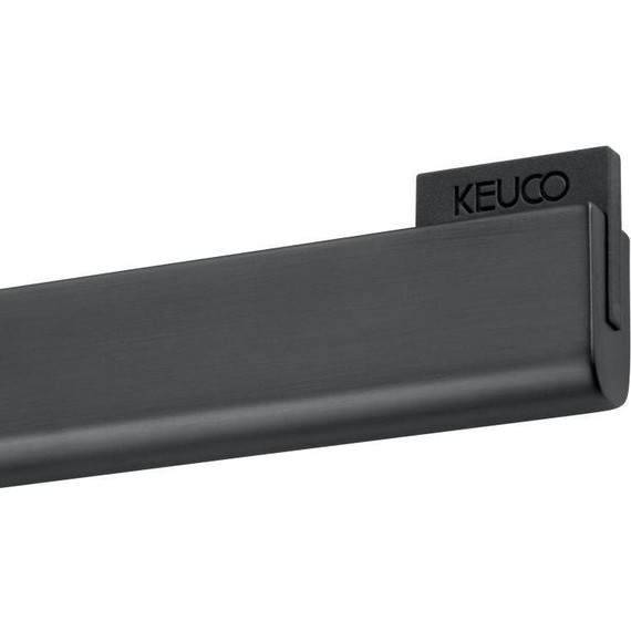 Держатель для туалетной бумаги Keuco Edition 400 11562130000, цвет хром чёрный - фото 2