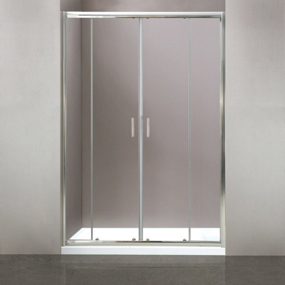 Душевая дверь BelBagno 180 см UNO-BF-2-180-M-Cr, хром/матовое - фото 